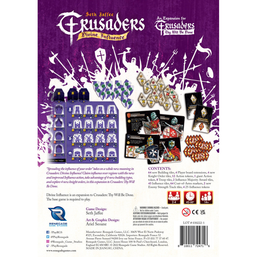 Crusaders: Thy Will Be Done - Divine Influence