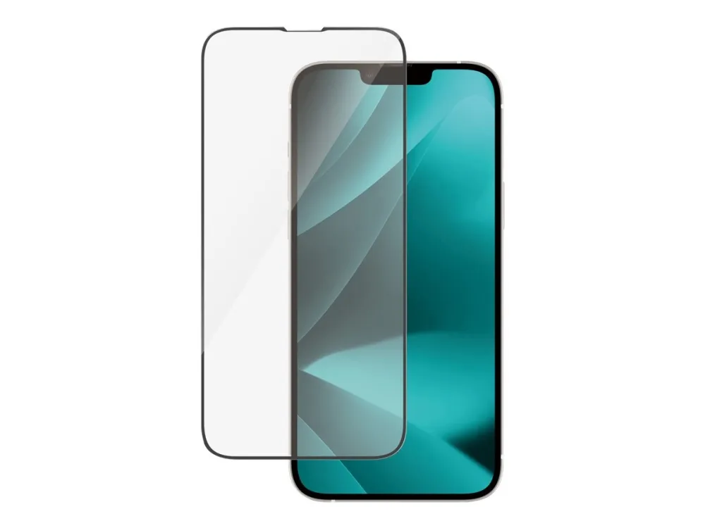 PanzerGlass™ | Antibacterial - Skærmbeskytter for mobiltelefon - Ultra-Wide Fit - rammefarve sort | Apple iPhone 13 Pro Max/14 Plus