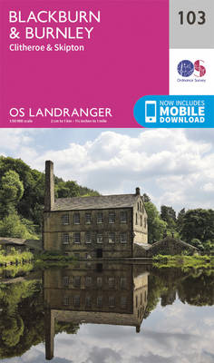 Blackburn & Burnley, Clitheroe & Skipton - OS Landranger Map 103 (Sheet map, folded)