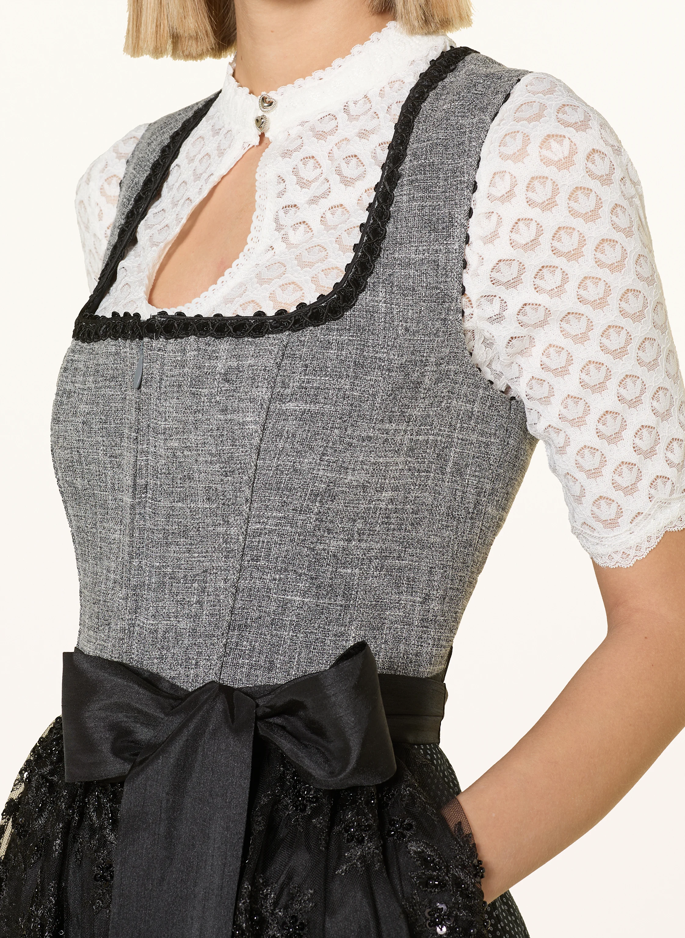 KRÜGER Dirndlbluse aus Spitze