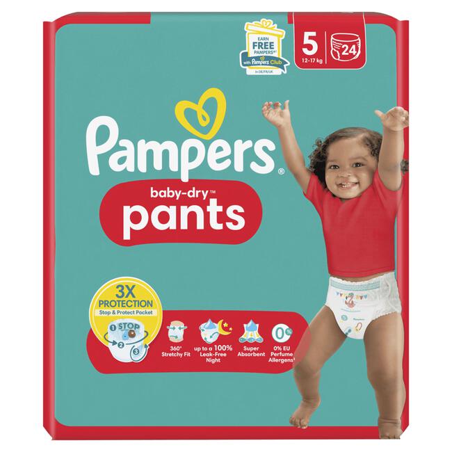 Pampers Baby Dry Pants Luierbroekjes Maat 5 12-17 KG 24 stuks