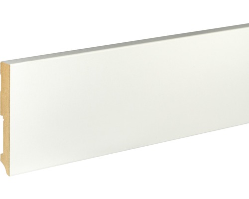 MDF plint, wit geprepareerd, 18 x 120 x 2400 mm