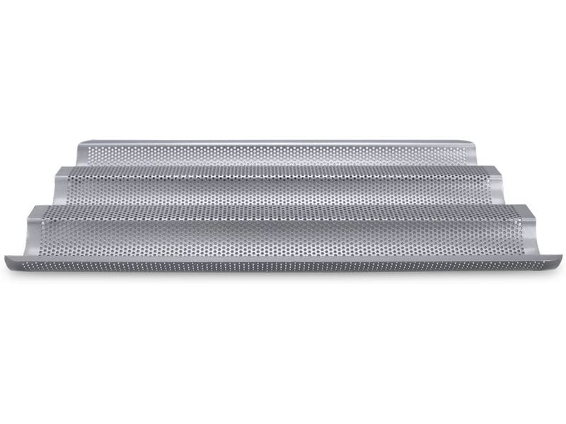 Städter Backform Baguette 37 x 24 x 2.5 cm Form zum Backen von selbstgemachtem Baguette