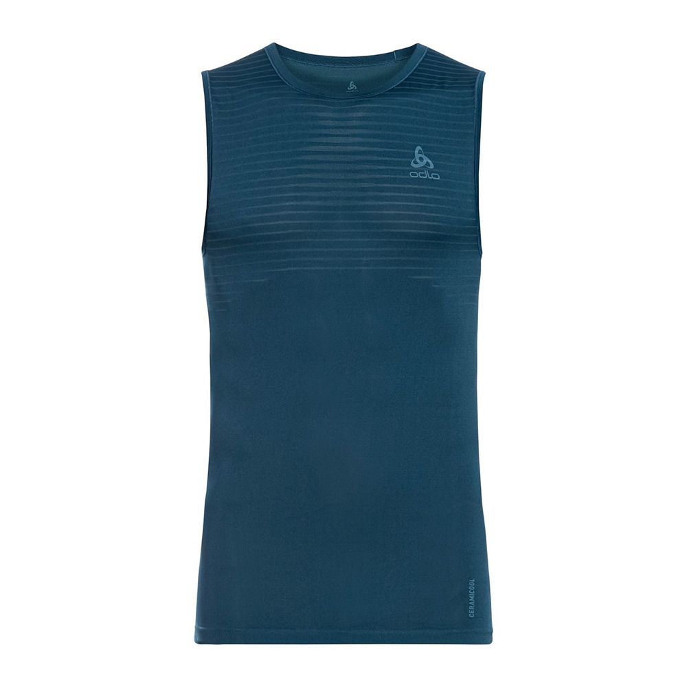 Odlo PERFORMANCE X-LIGHT - Sous-couche Homme blue wing teal