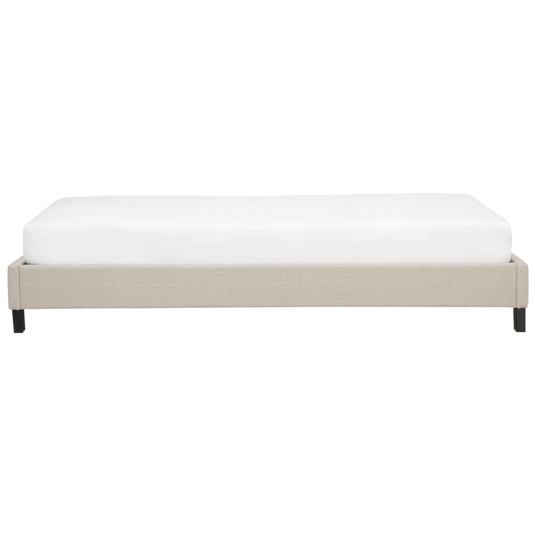 Beliani - ROANNE - Kinderbed - Beige - 90 x 200 cm - Polyester
