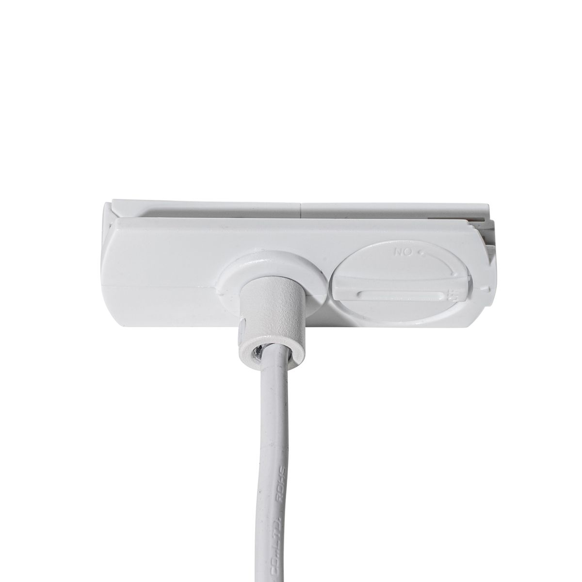 Modern railsysteem met 5 hanglampen wit 1-fase - Iconic Frini