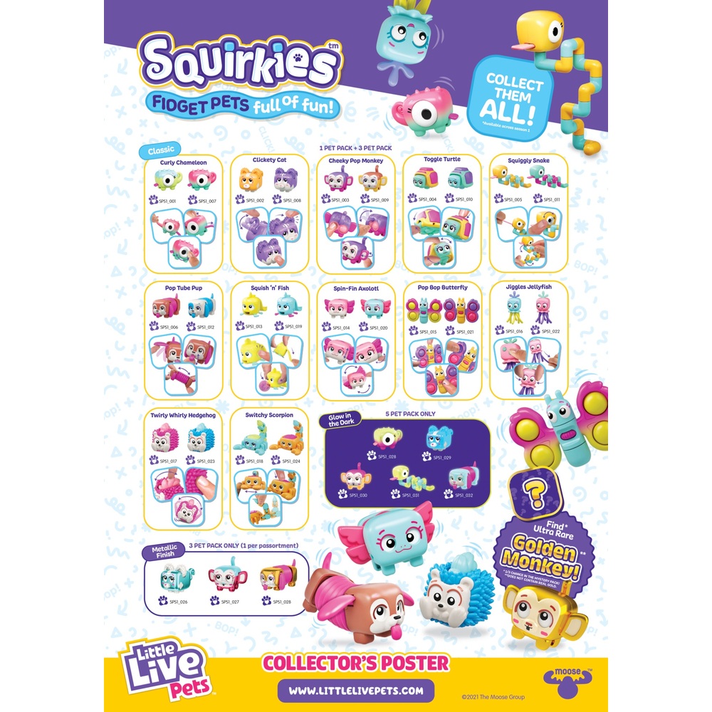 Little Live Pets - Squirkies Einzelpackung Sortiment