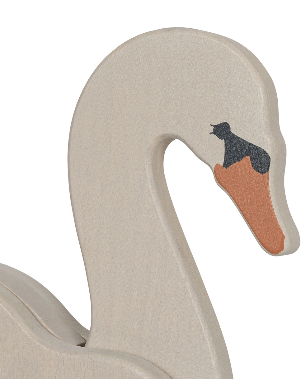 Holz-Nachziehtier SWAN (16x7,2x16)