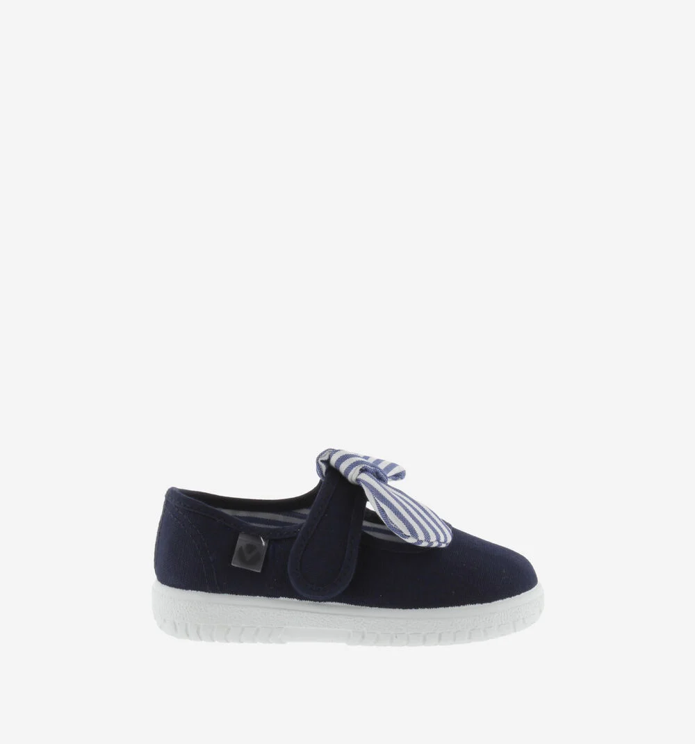 OJALÁ FOULARD RAYURES Babies en toile pour fille MARINO