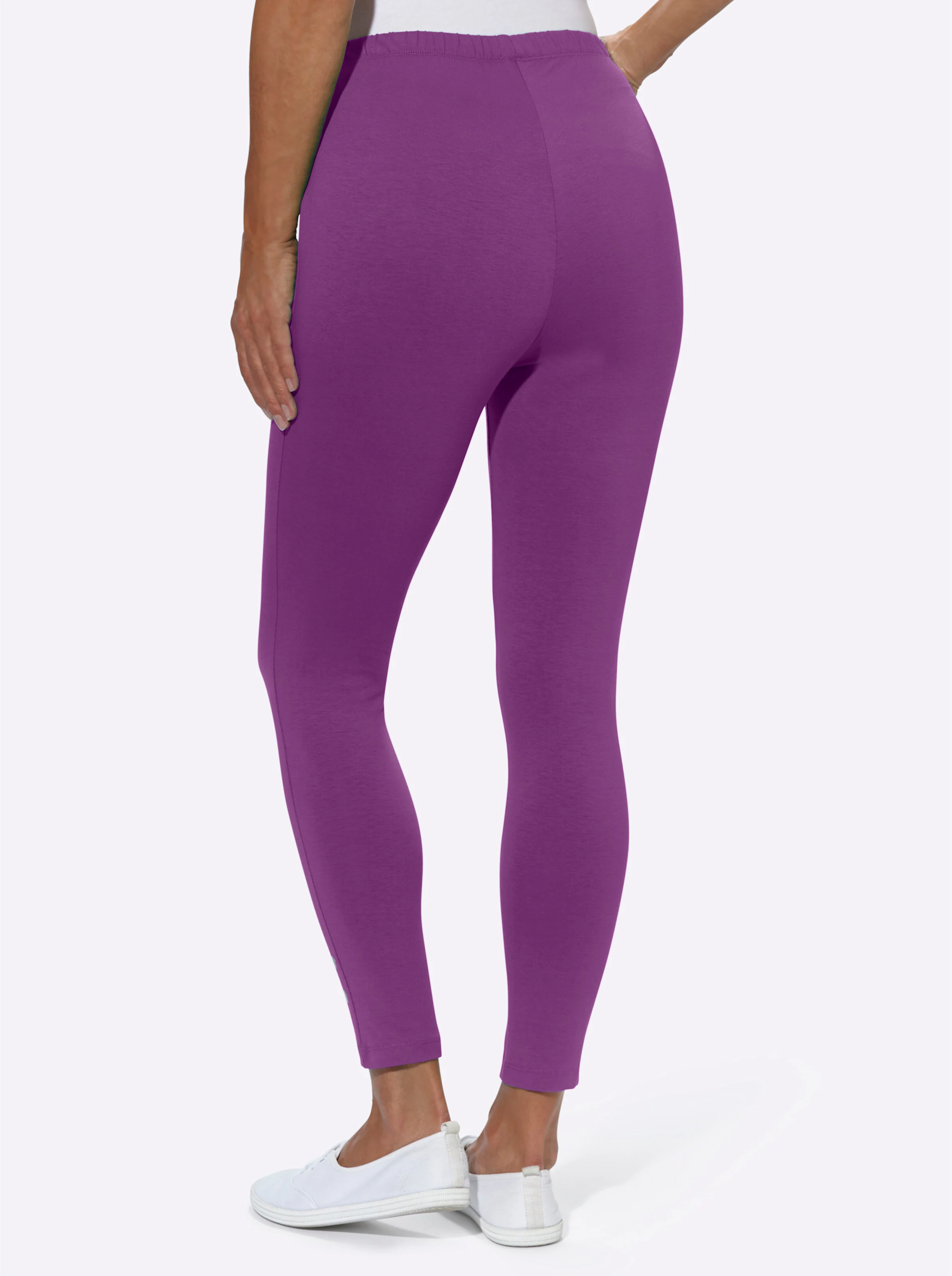 Leggings in fuchsia