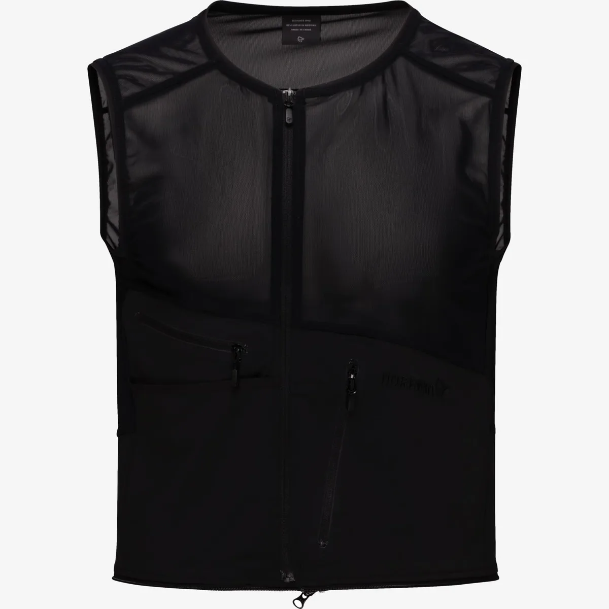 Norrøna Men's Ski/Snowboard Zip-in Vest Caviar