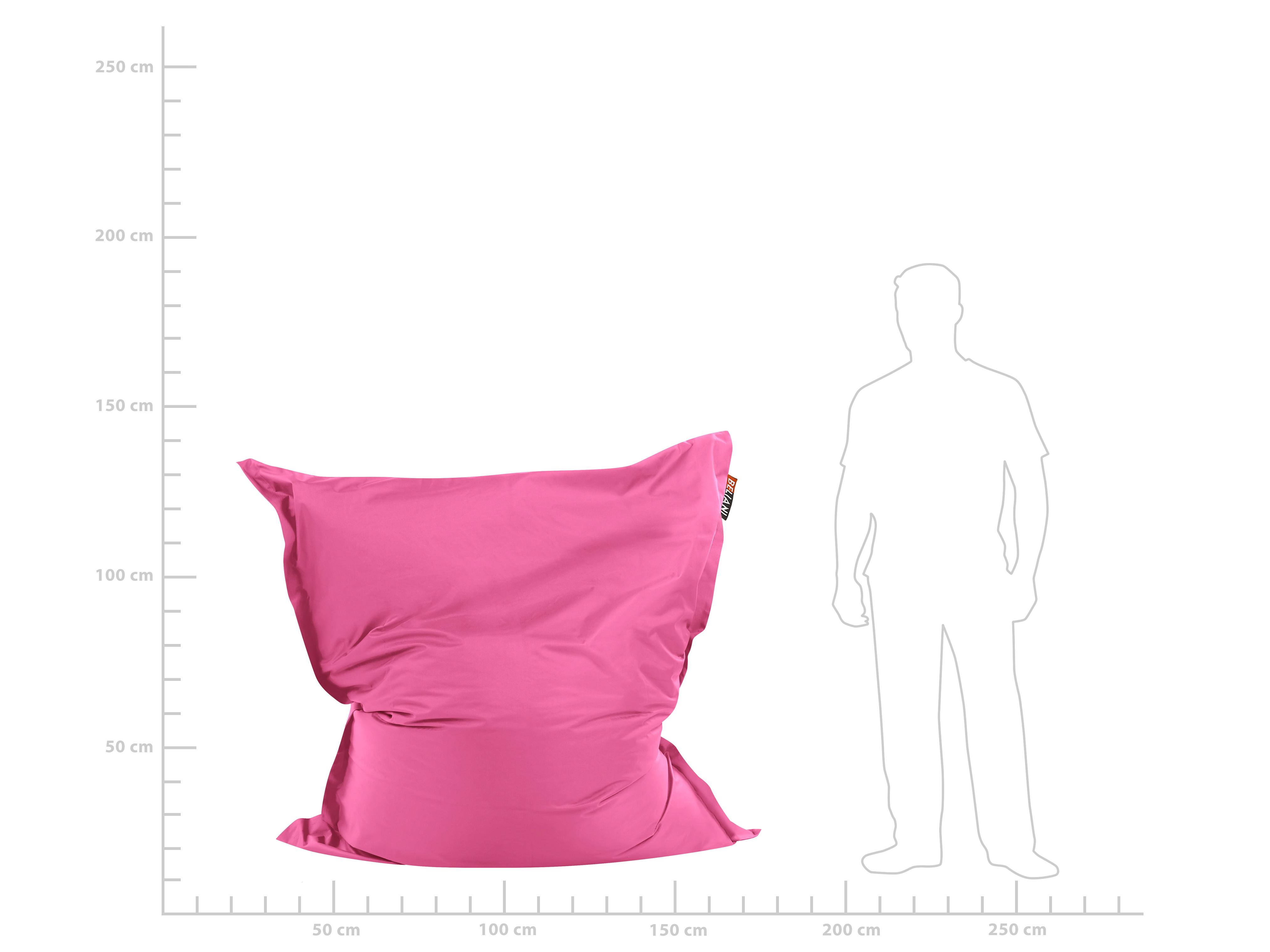 Zitzak 300 L FUZZY 140 cm 180 cm Fuchsia