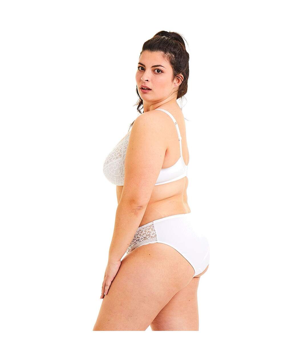 Soutien-gorge souple sans armatures blanc Elena