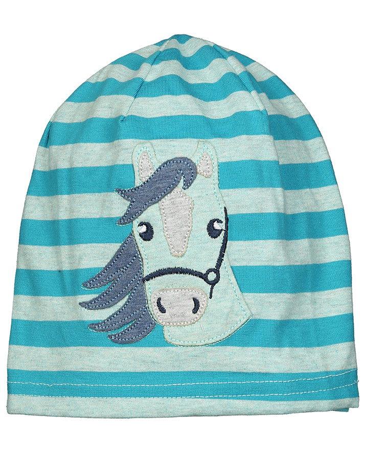 Beanie GOOD – PFERD in türkis