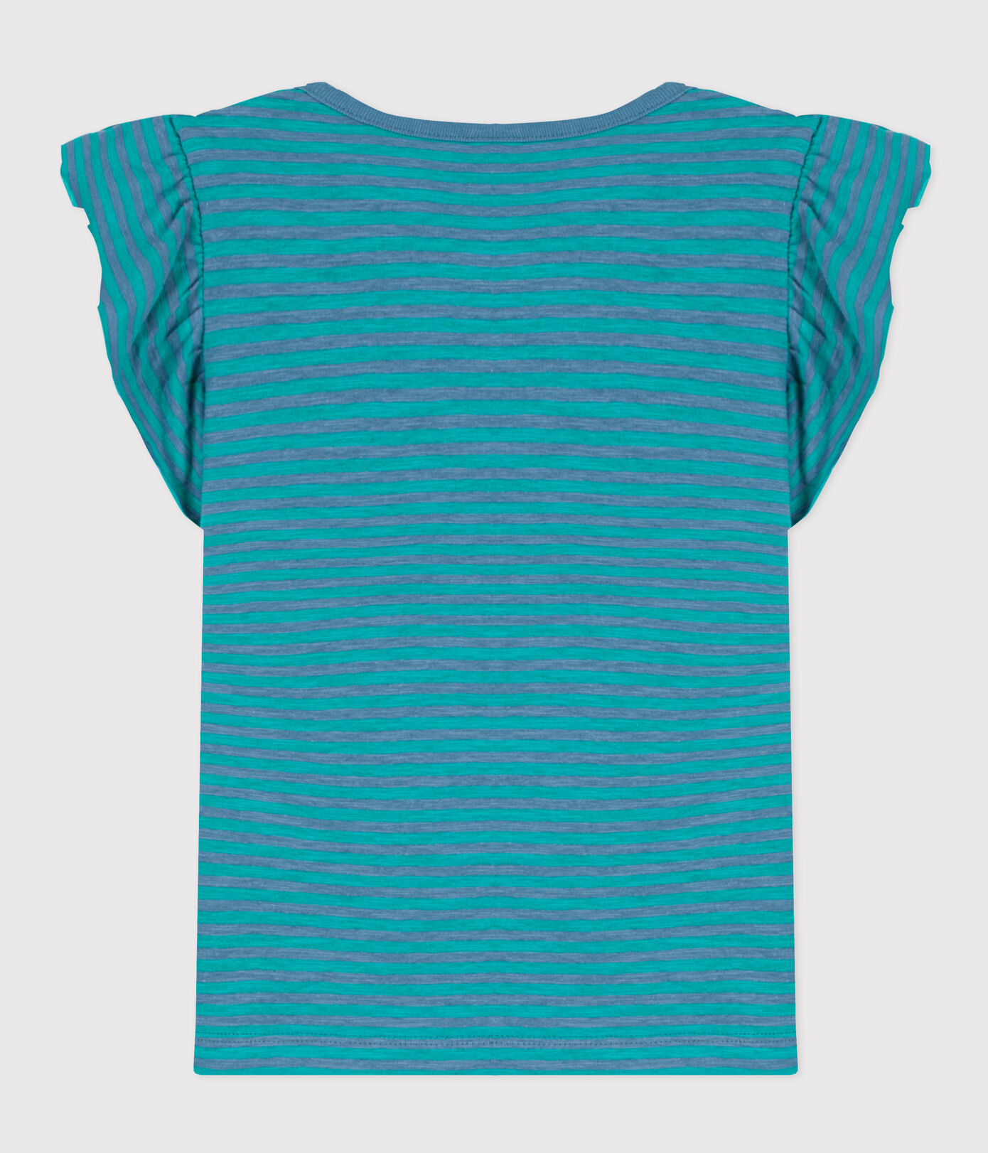 Tee-shirt rayé en coton enfant fille