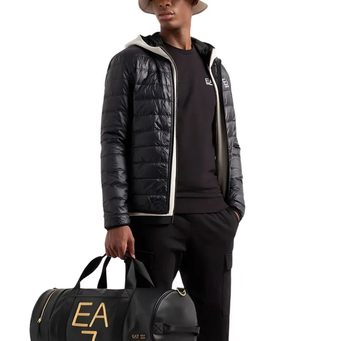 EA7 Train Core ID Down Light Hoodie Jacket
