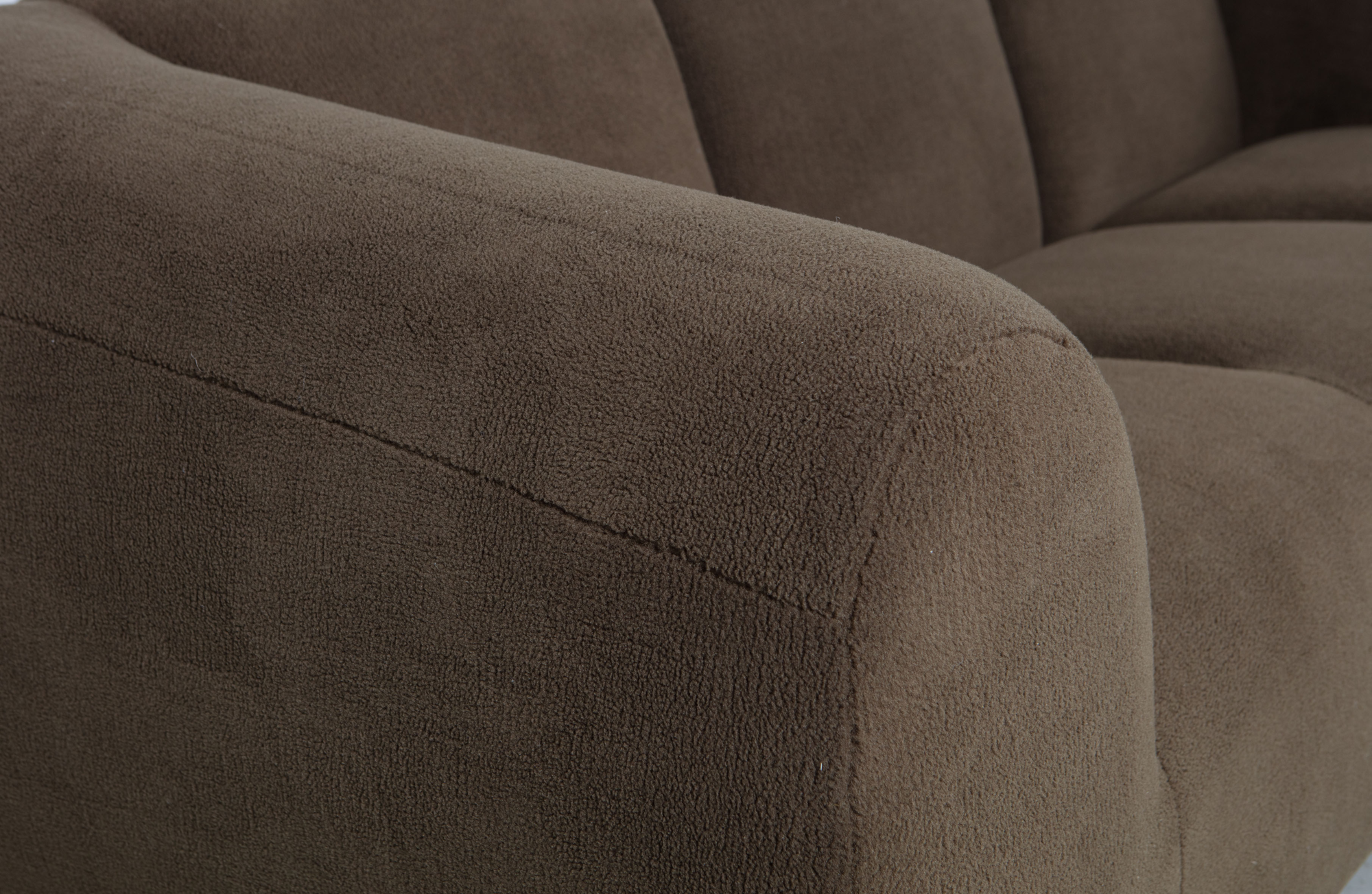BePureHome 3-zitsbank Woolly  schapenvacht groen