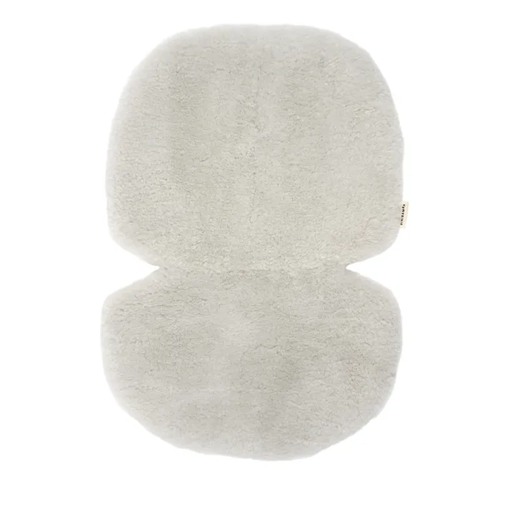 BINIBAMBA Peau de mouton pour poussette et couffin - 68x44 cm | Moon