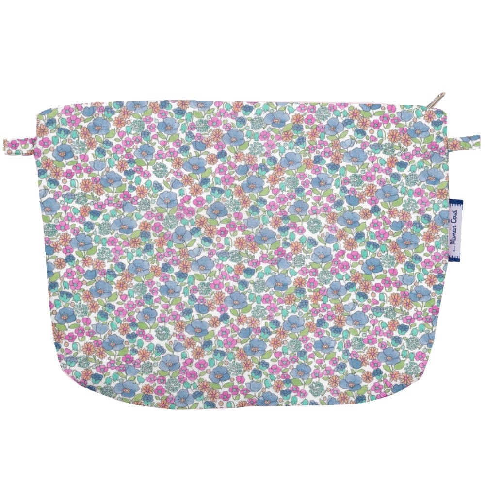 Pochette Tissu Pastel Fleuri