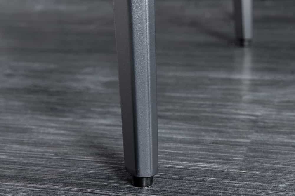 Esstisch MILANO 180cm weiß Marmor Keramik schwarzes Metallgestell
