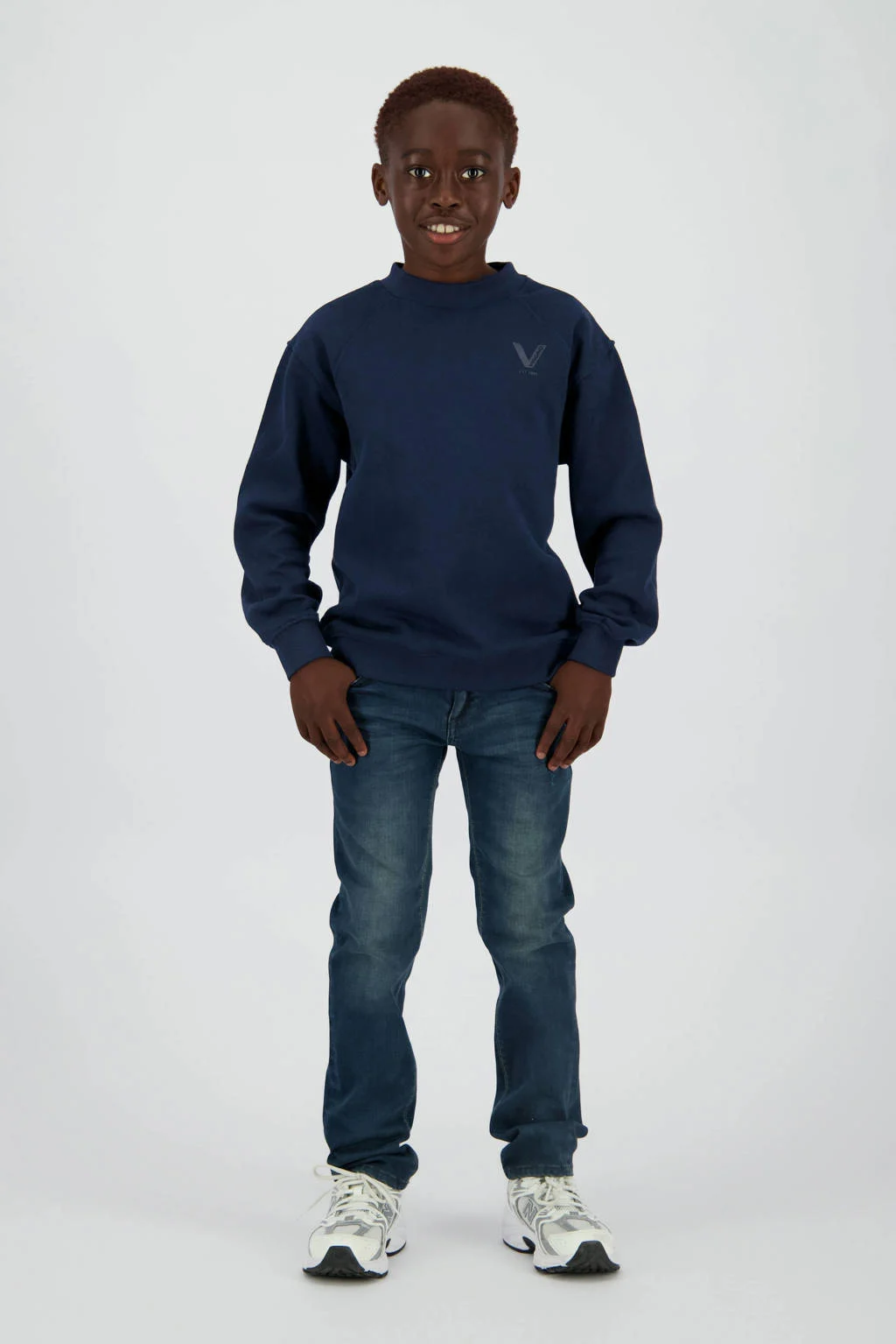 Vingino slim fit jeans donkerblauw