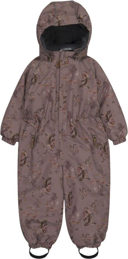 Mikk-Line Polyester Junior Suit - Aop Floral Twilight mauve