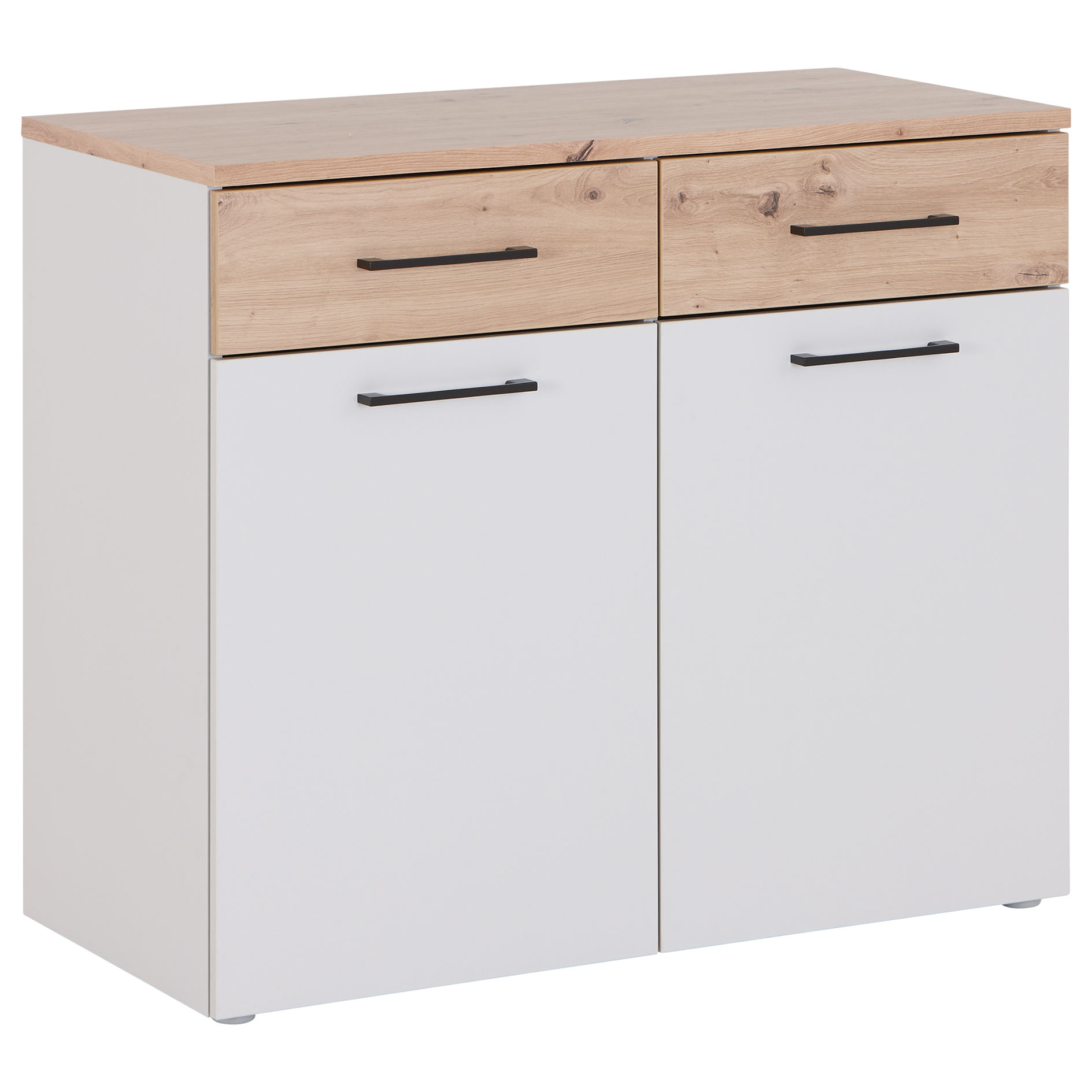 Kommode - Artisan Eiche - kieselgrau - 100 cm