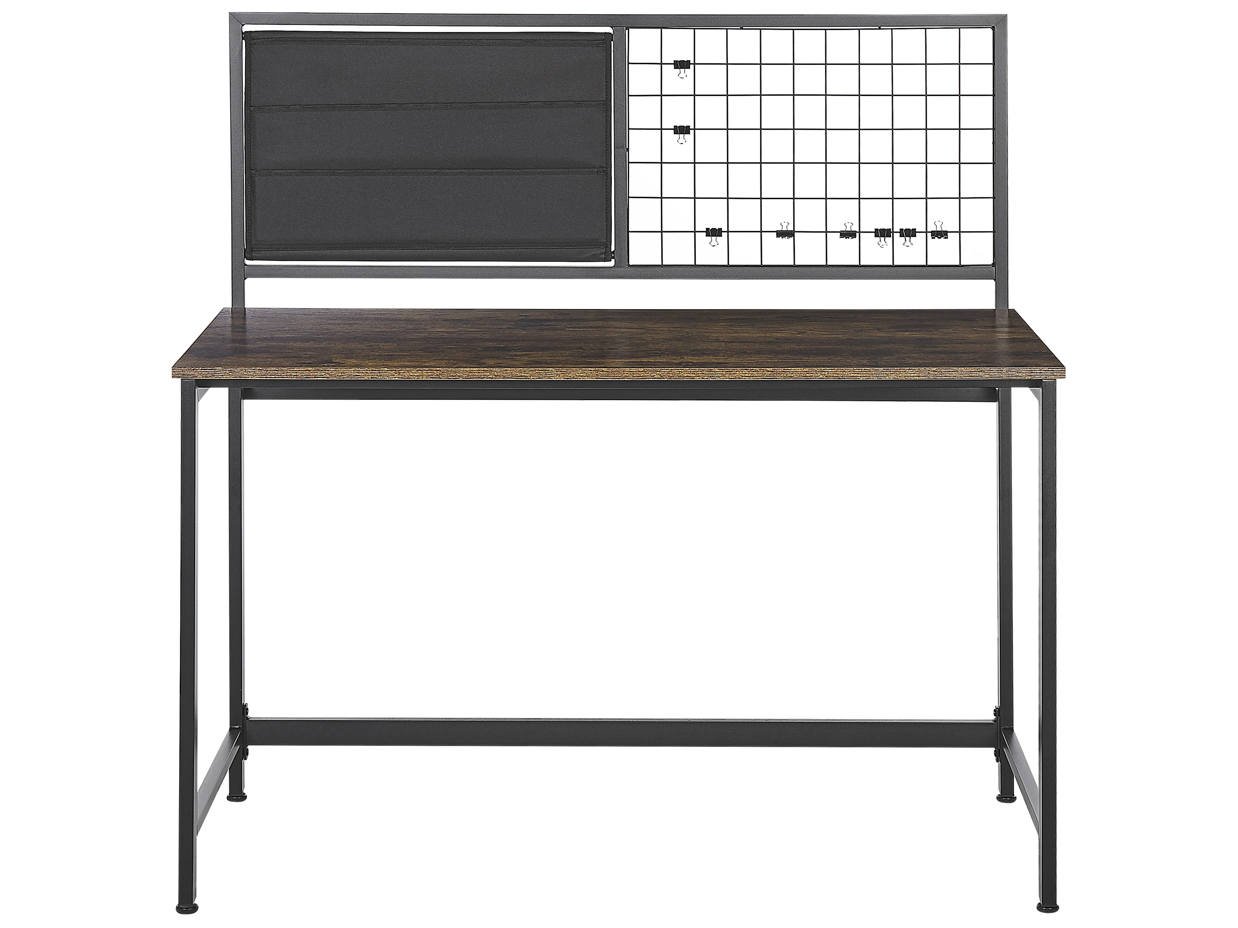Bureau met memobord VINCE Zwart 118 cm 60 cm