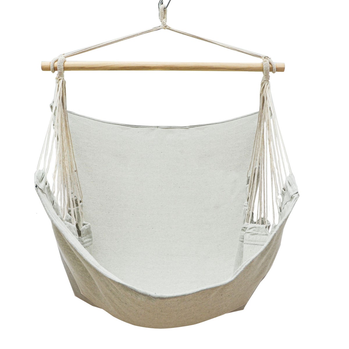 XL Hangstoel Relaxstoel 155x125cm tot 100kg in Zijdegrijs
