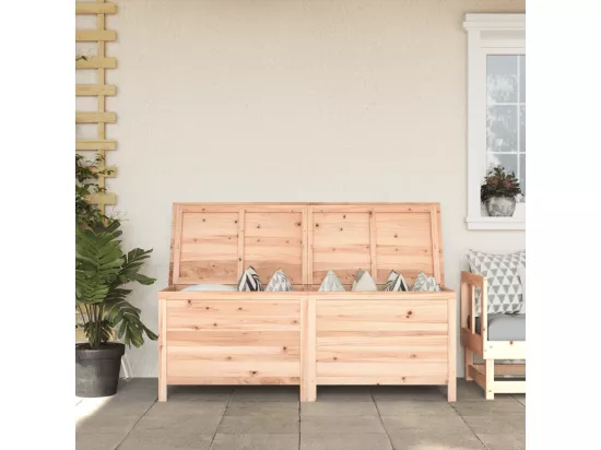 Boîte de rangement de jardin 150x50x56,5 cm bois massif sapin