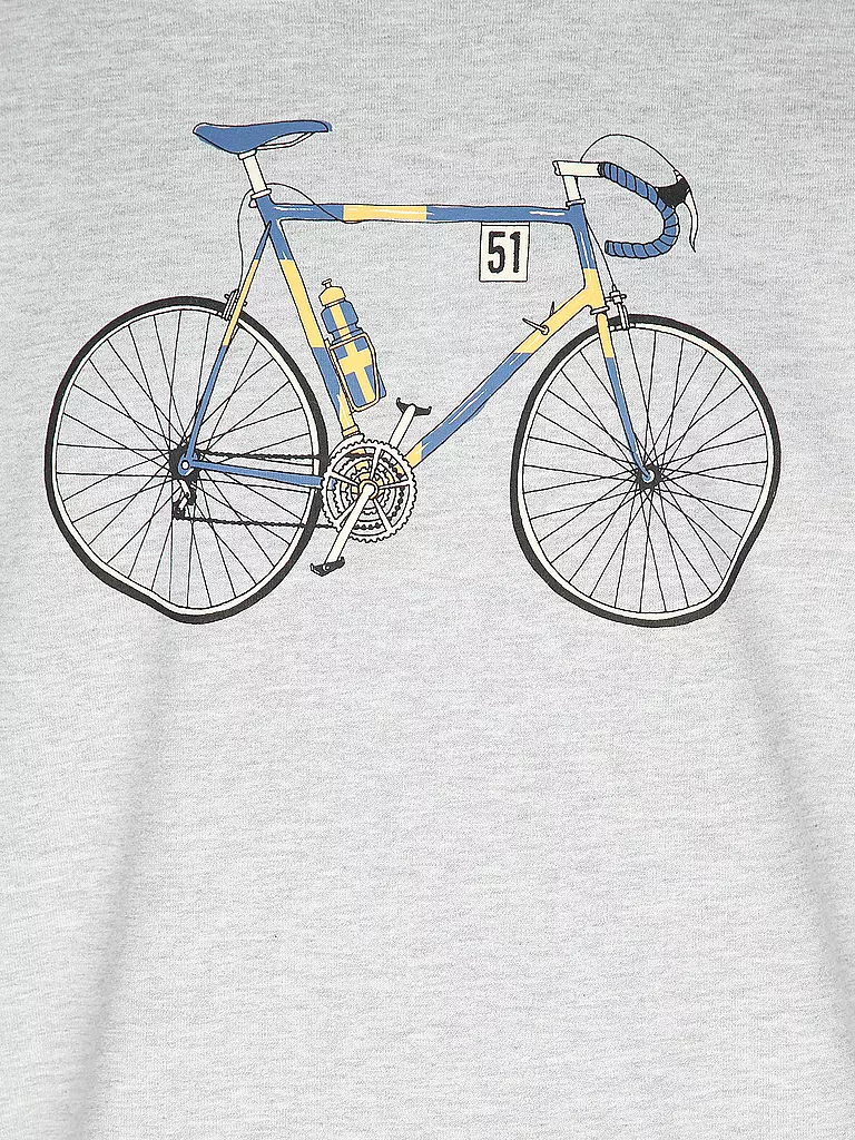 GREENBOMB Sweater WILD BIKE KNUT grau