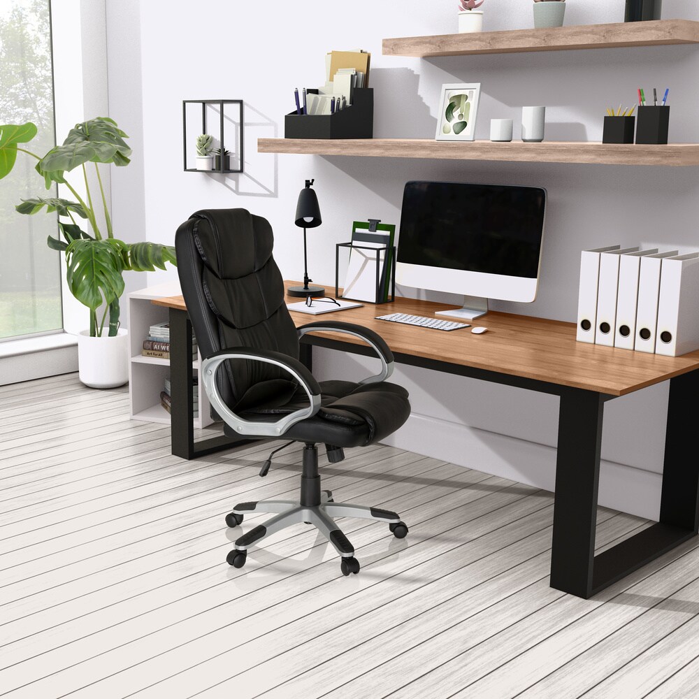 Home Office Chefsessel RELAX BY155 Kunstleder mit Armlehnen MyBuero