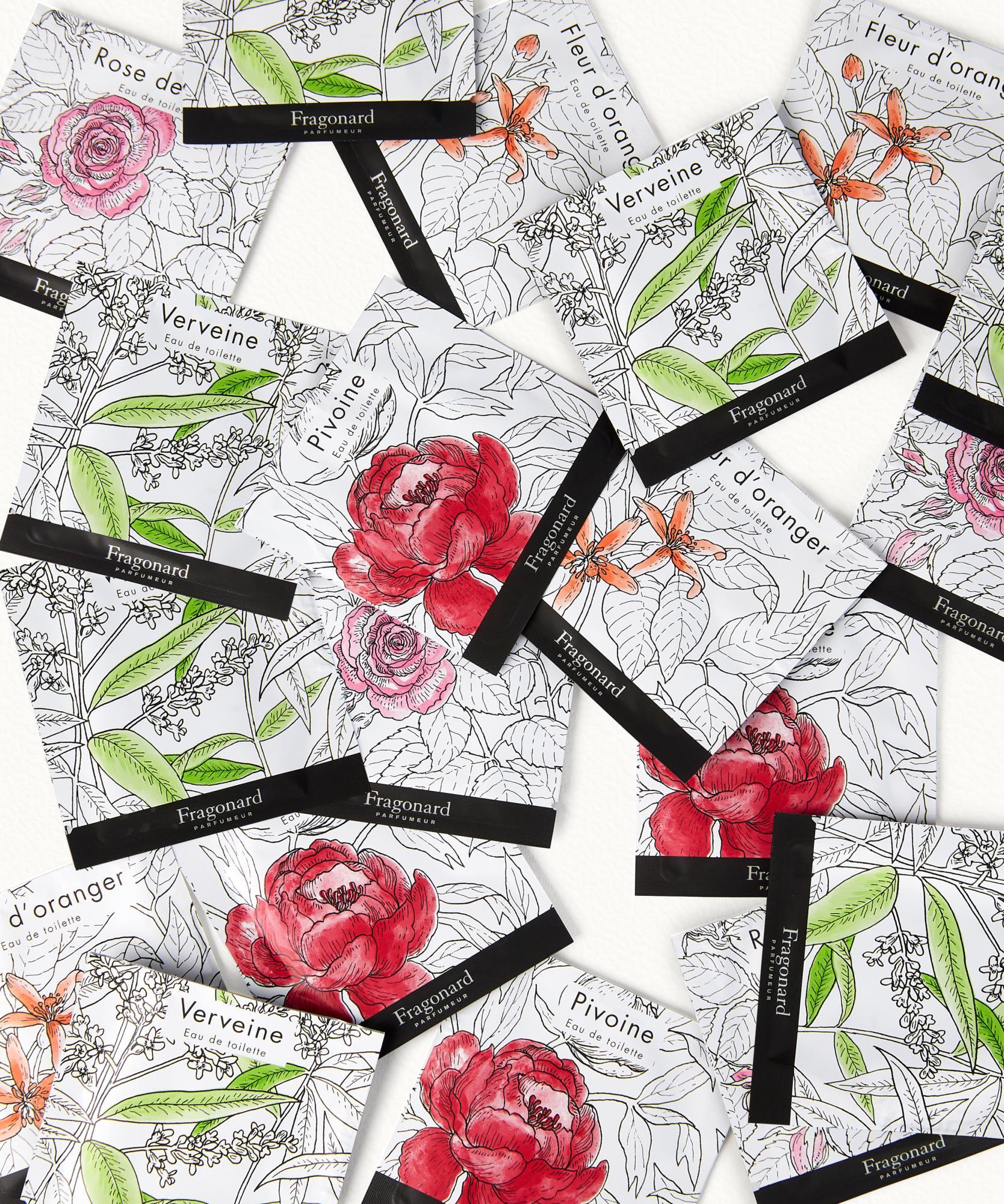 Boite 20 Pochettes Parfumées  Eau de toilette - 20 x 2 ml