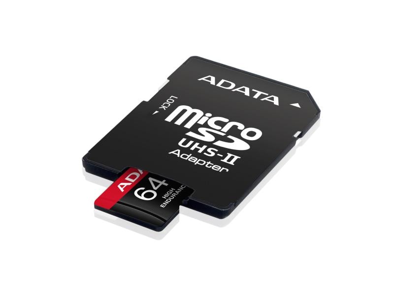 ADATA microSDXC-Karte High Endurance 64 GB SD-Karte, UHS-I U3 Class 10 V30 A2, 64 GB