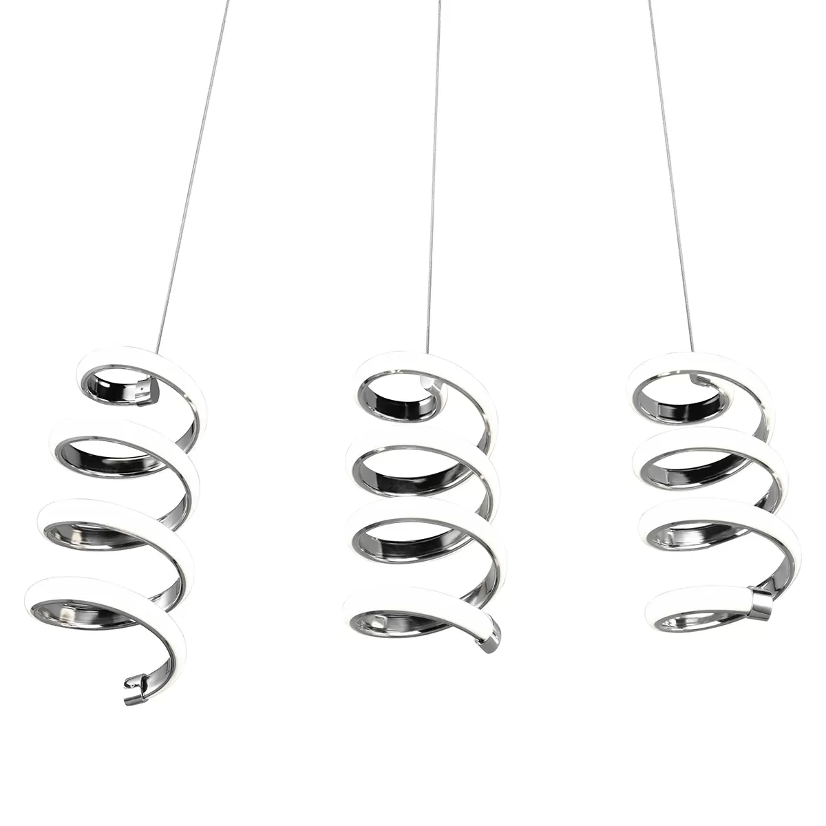 LED-Pendelleuchte Laola Silber