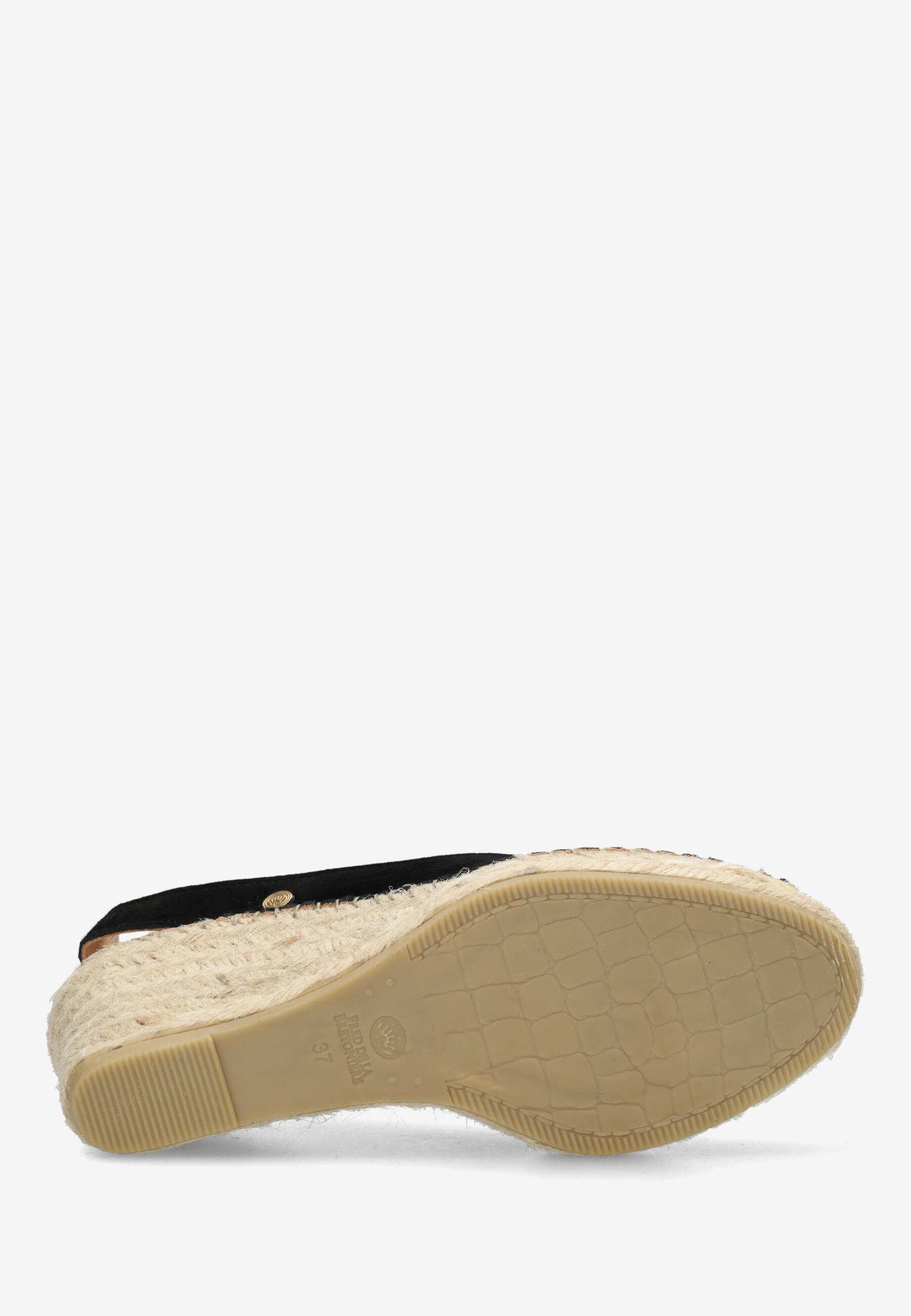 CLARE BEAU  Espadrille suede Black
