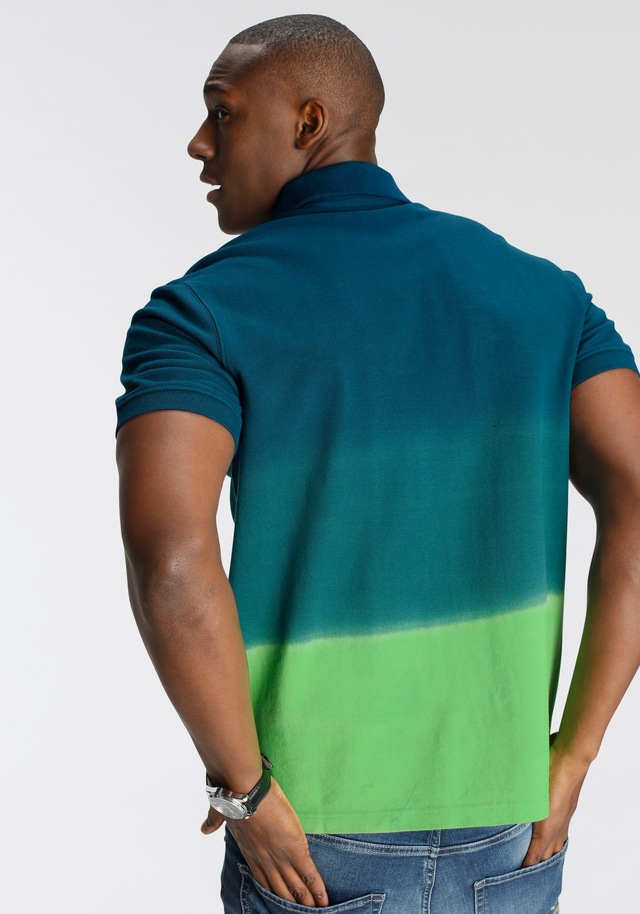 DELMAO Poloshirt , Kurzarm,  lässiger Print,  Polokragen,  aus Baumwolle