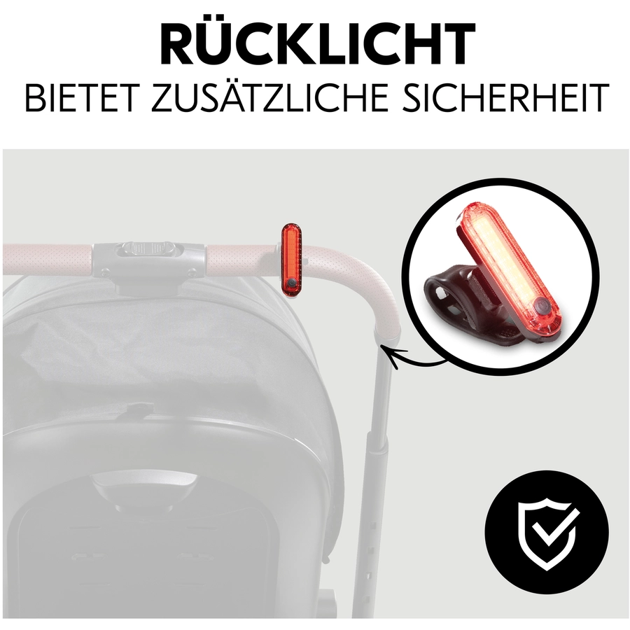 hauck LED Rear Light Black