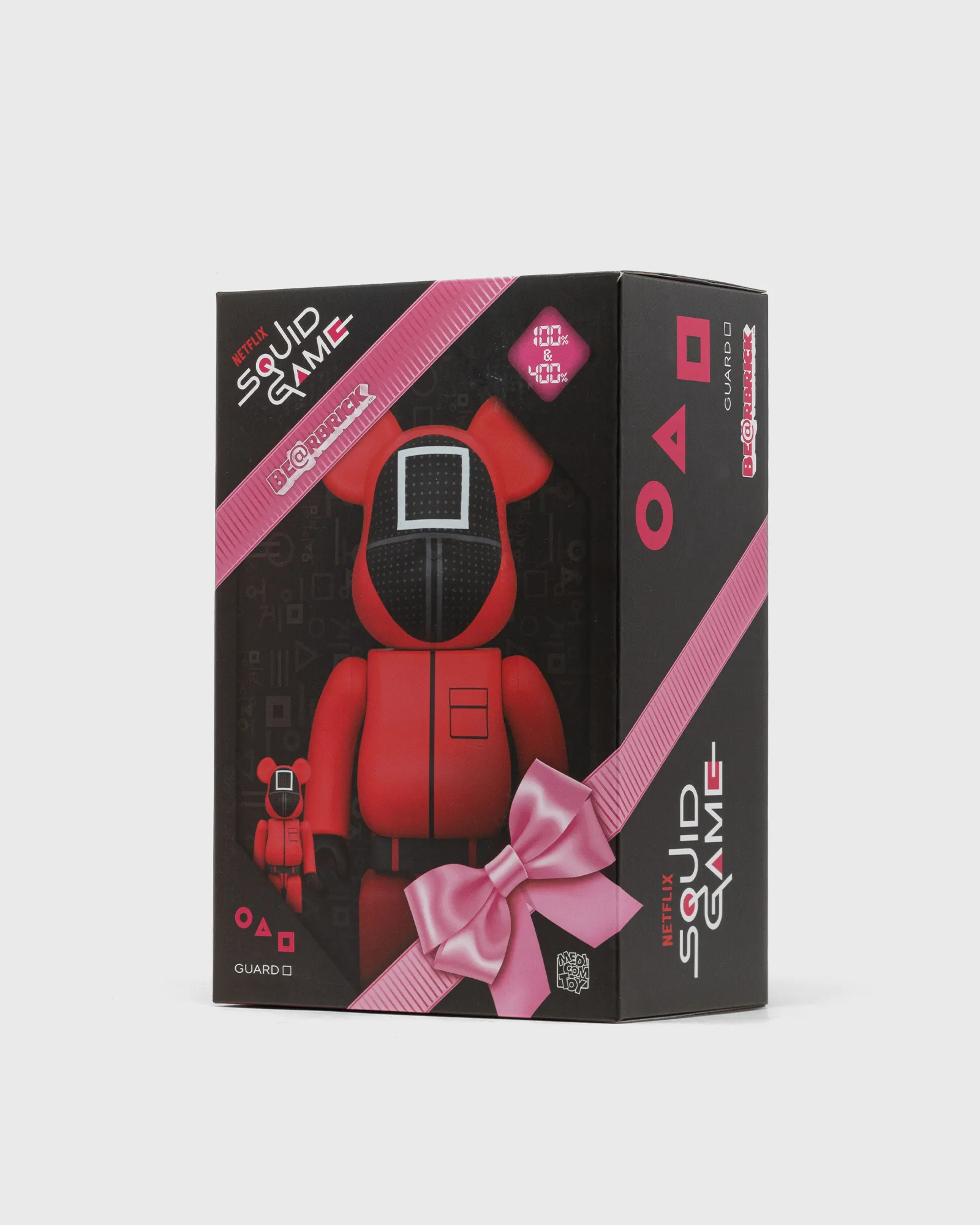MEDICOM BEARBRICK 400% SQUID GAME MANAGER 2-PACK