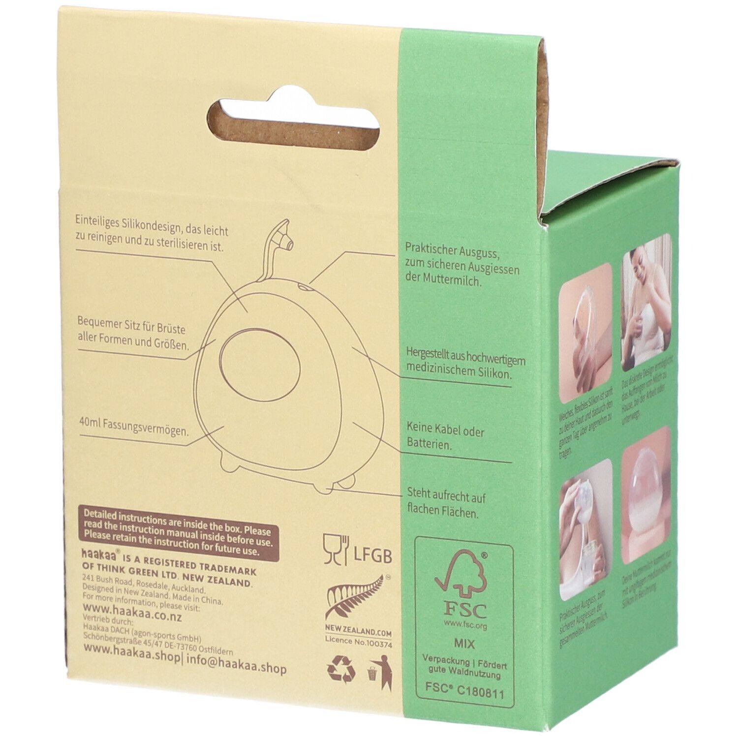 HAAKAA Milchauffänger 40ml