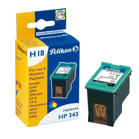 Pelikan Druckerpatrone H18 ersetzt Hewlett Packard HP343 C8766EE, tricolor, 14 ml