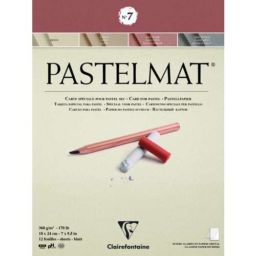 Clairefontaine PASTELMAT® Pastellblock N° 7