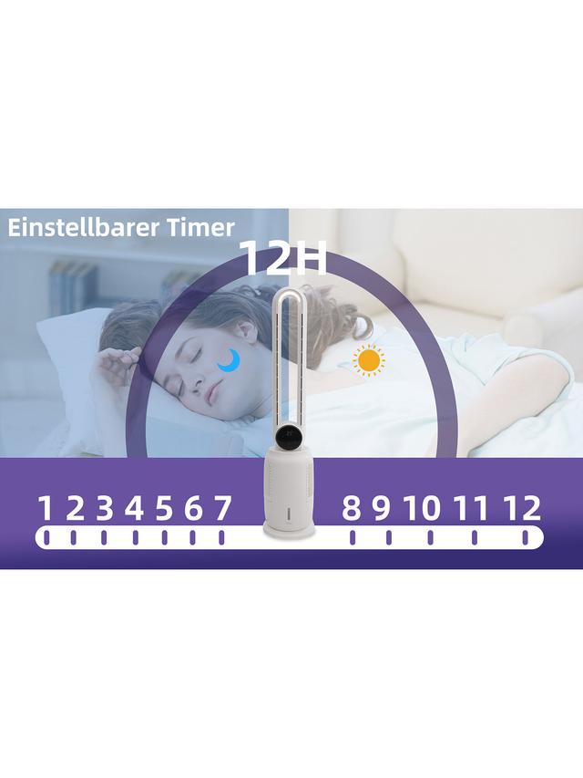 Wohlfühlklima Turmluftkühler 3in1 – Ventilator mit Kühlung & Luftbefeuchter