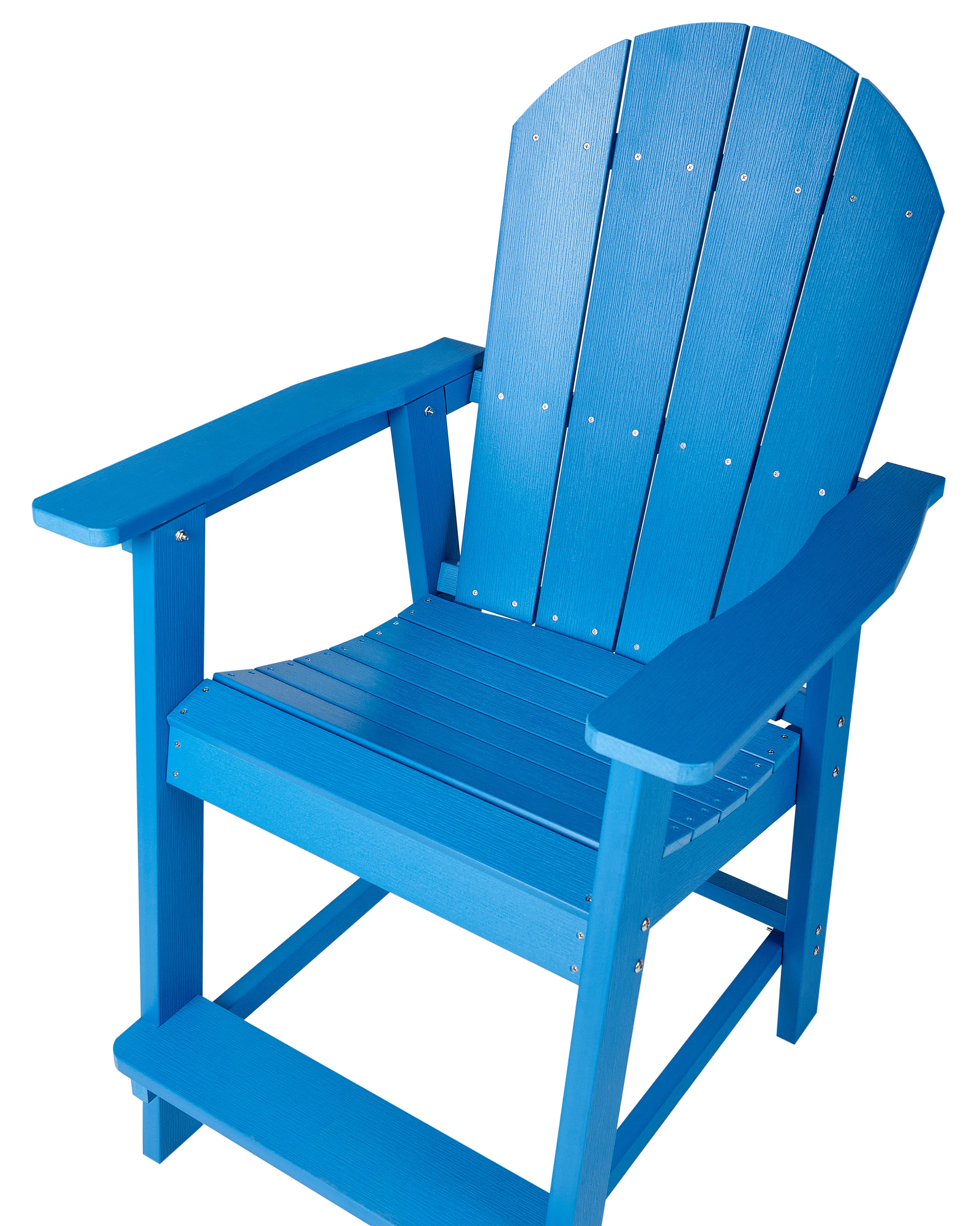 Tuin barkruk ADIRONDACK Synthetisch materiaal Blauw