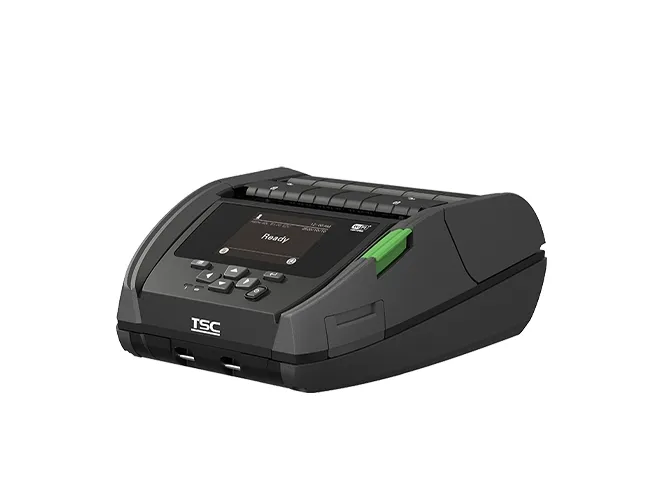 TSC Alpha-40L USB-C, BT (iOS), NFC, 8 dots/mm (203dpi), RTC, Display Mobil printer, detail, industri, lager, direkte termisk, opløsning: 8 dots/mm (203dpi), mediebredde (maks.): 112mm, printbredde (maks.): 104mm, rullediameter (maks.): 67mm, hastighe