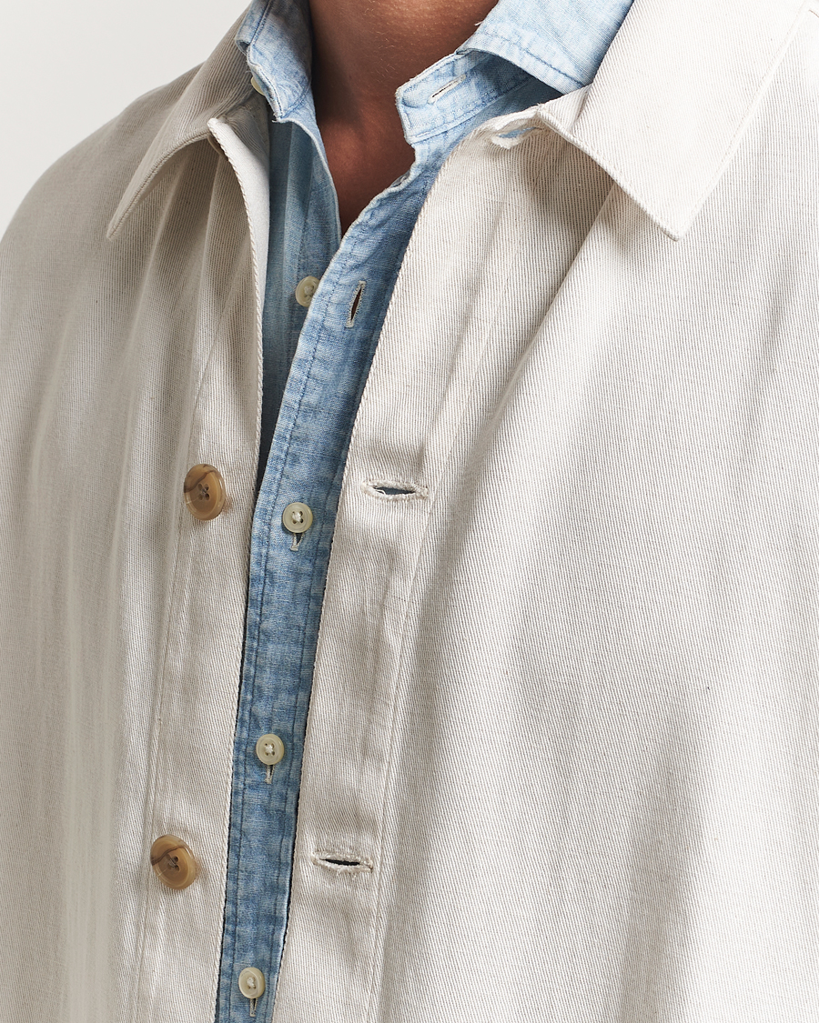 A Day's March Imola Hemp Overshirt Ecru