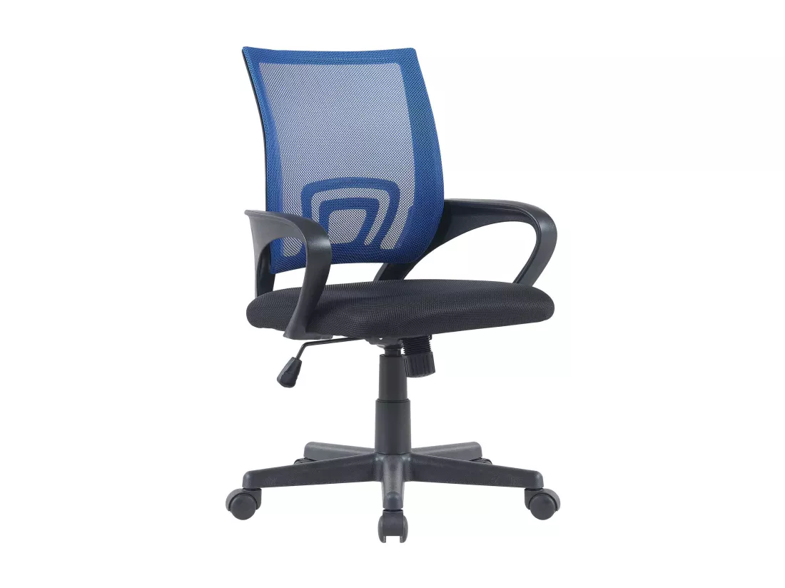 Chaise de bureau - Similicuir - Bleu - Genius