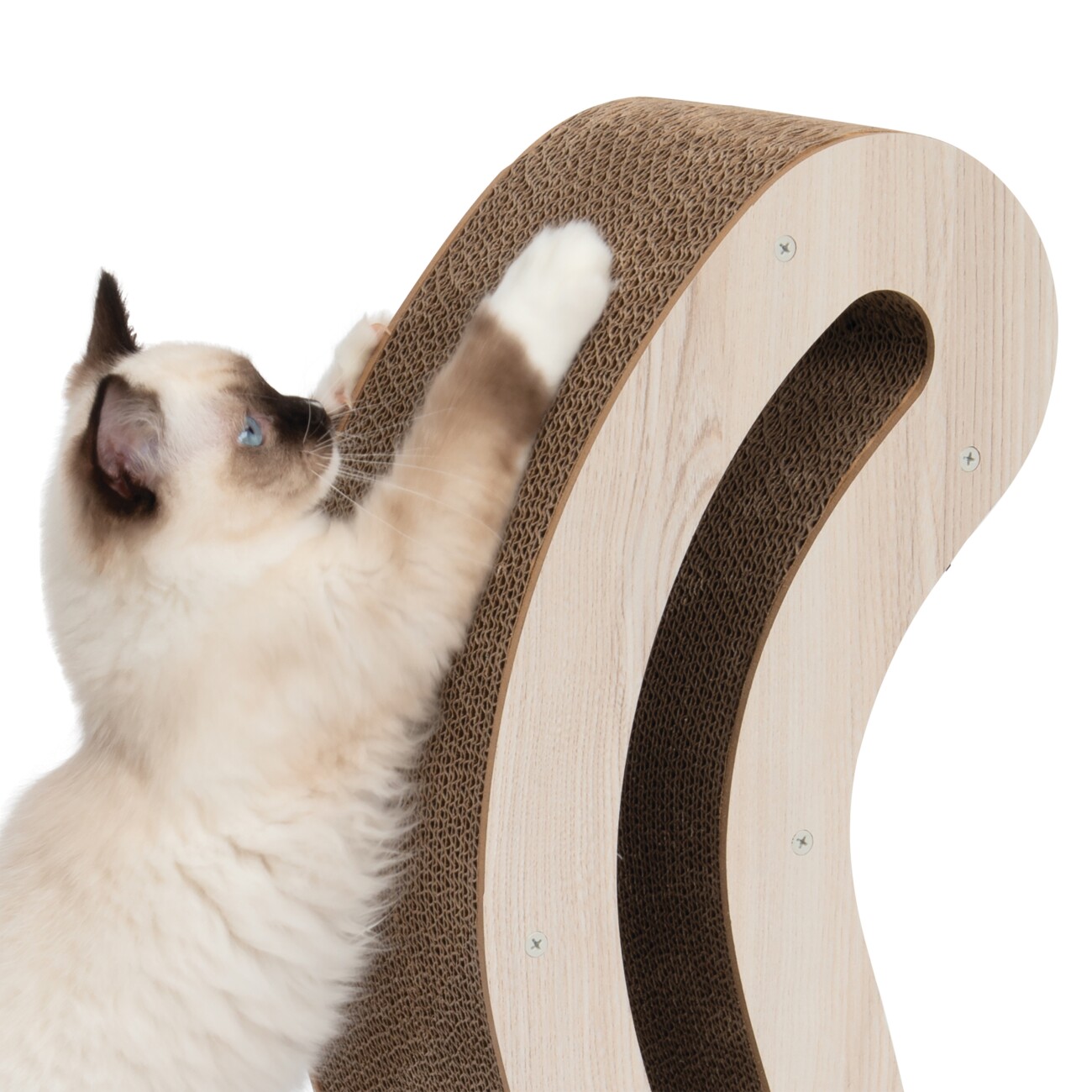Catit Pixi Kratzsäule Skulptur katzenschwanzförmig