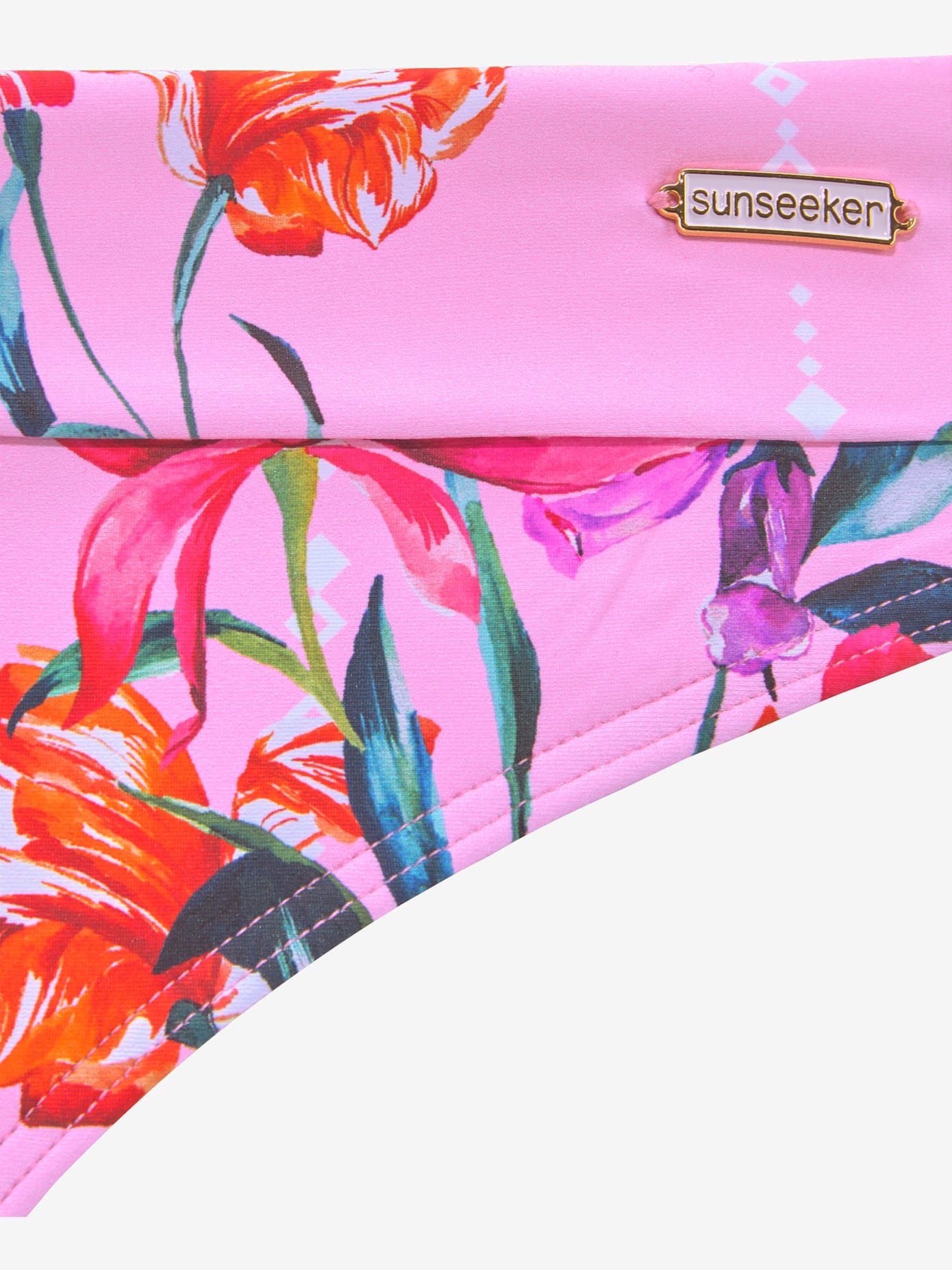 Bas de maillot de bain imprimé floral moderne