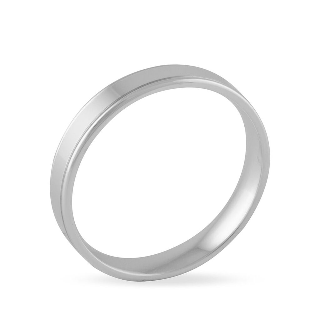 Alliance Beatrice Ruban Plat Or Blanc